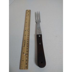 Vintage Fork Vernco with advertising